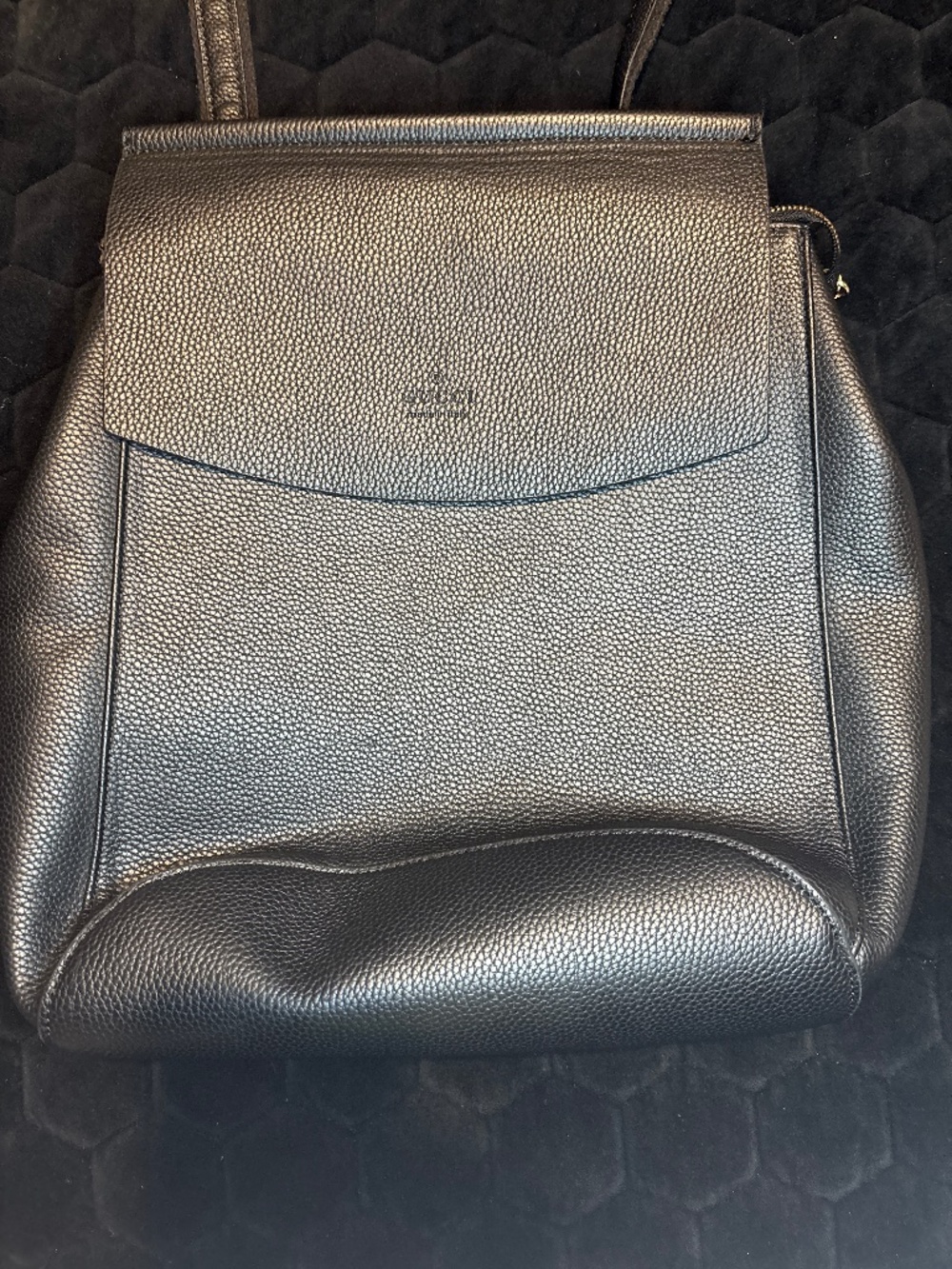 Black Gucci backpack